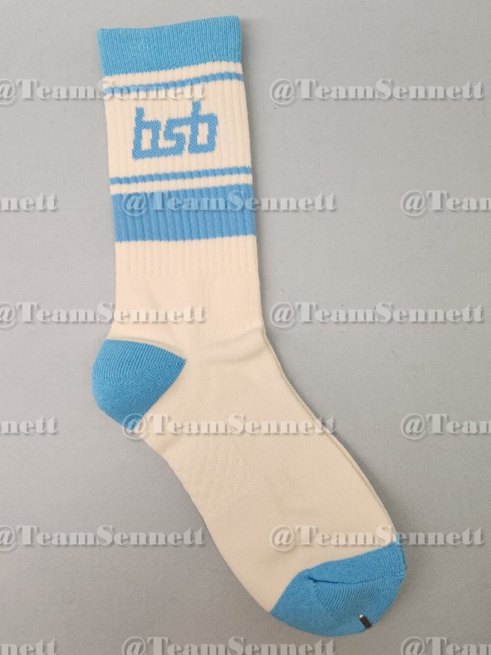 Backstreet Boys Blue & Cream Crew Socks // Into the Millennium Sphere Las Vegas